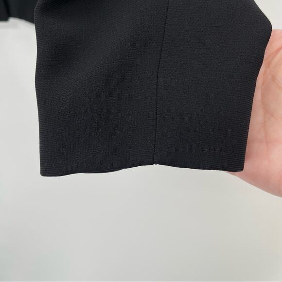 Vintage 90s Pendleton Y2K Black Button Front Office Preppy Blazer Jacket Size 6 - Picture 5 of 9